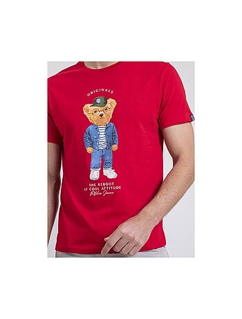 T-shirt col rond pur coton NOBENITO