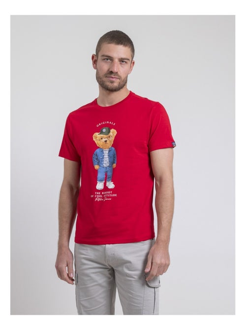 T-shirt col rond pur coton NOBENITO - Kiabi
