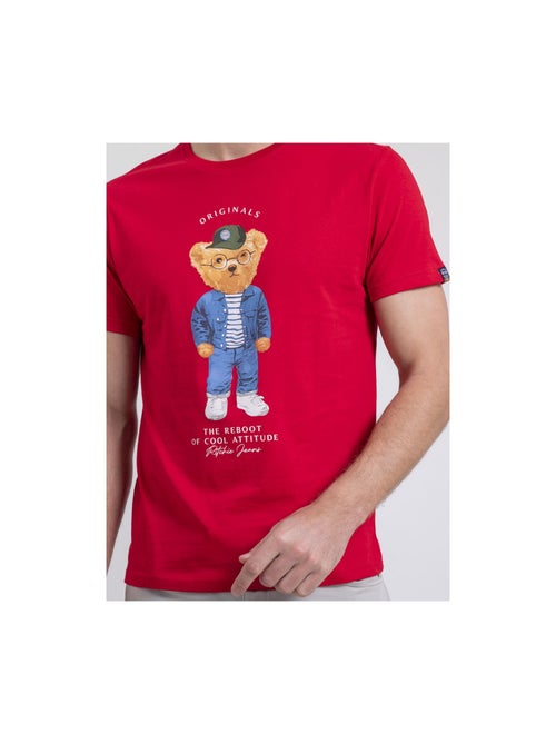 T-shirt col rond pur coton NOBENITO - Kiabi
