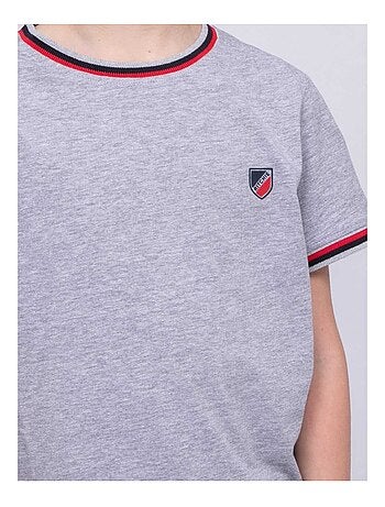 T-shirt col rond pur coton NOBIWONE garçon