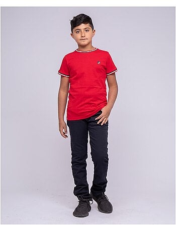 T-shirt col rond pur coton NOBIWONE garçon