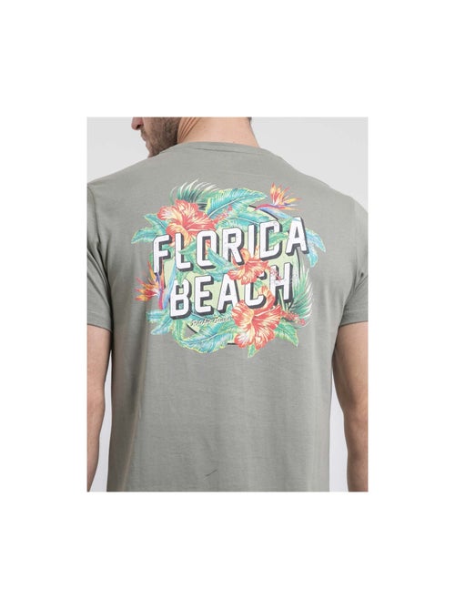 T-shirt col rond pur coton NOGOZO - Kiabi