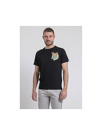 T-shirt col rond pur coton NOGOZO