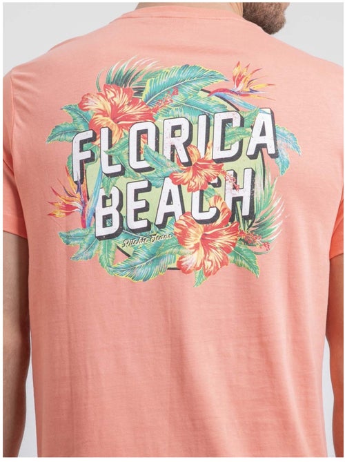 T-shirt col rond pur coton NOGOZO - Kiabi