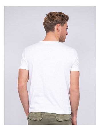T-shirt col rond pur coton NOHAN