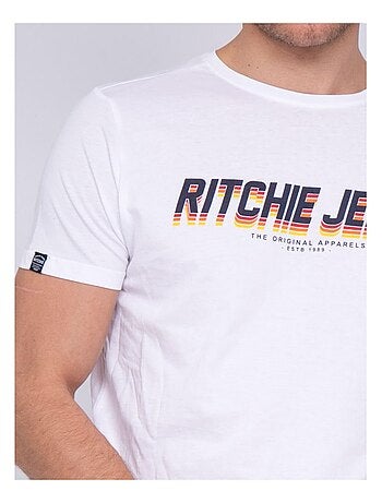 T-shirt col rond pur coton NOHAN