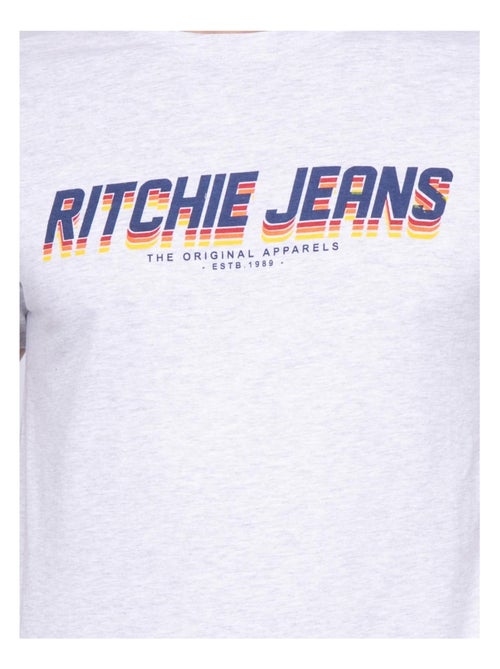 T-shirt col rond pur coton NOHAN - Kiabi