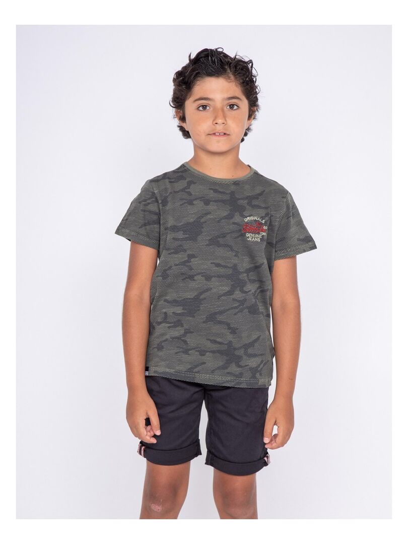 LCW Kids Sweat-shirt Épais Imprimé Stitch Pour Filles à Col Rond Gris O 5126498