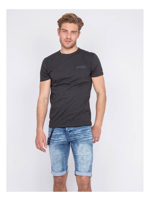 T-shirt col rond pur coton NORFOLK - Kiabi