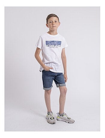 T-shirt col rond pur coton NOTELOX garçon