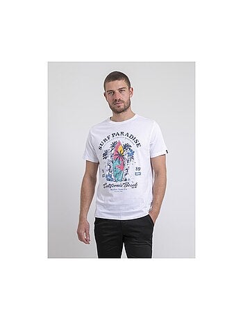 T-shirt col rond pur coton NOUKIWI