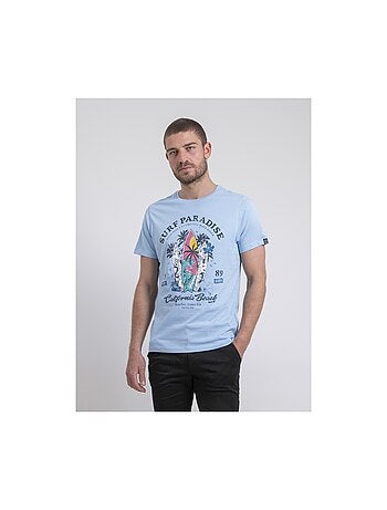 T-shirt col rond pur coton NOUKIWI