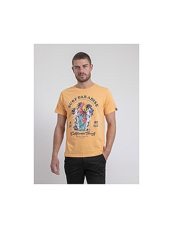 T-shirt col rond pur coton NOUKIWI