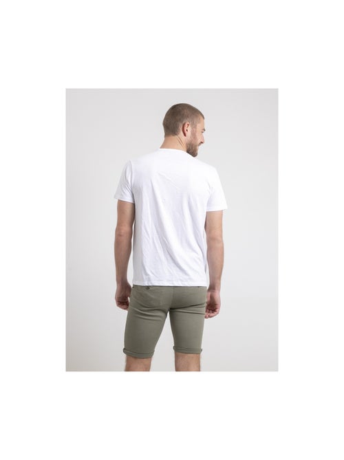 T-shirt col rond pur coton NOULAME - Kiabi