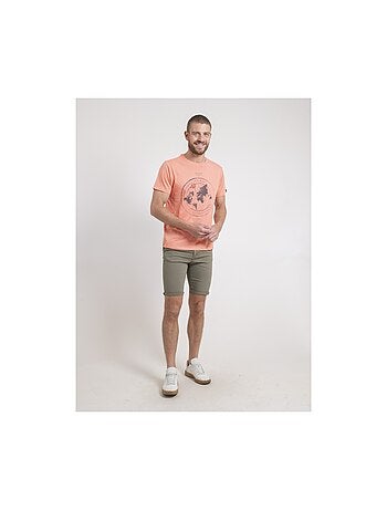 T-shirt col rond pur coton noulame