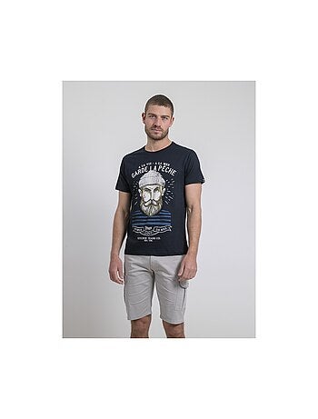 T-shirt col rond pur coton NOULANDY