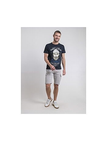 T-shirt col rond pur coton NOULANDY