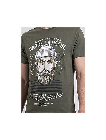 T-shirt col rond pur coton NOULANDY