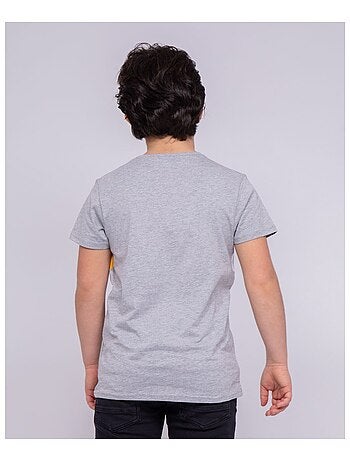 T-shirt col rond pur coton NOWARE garçon