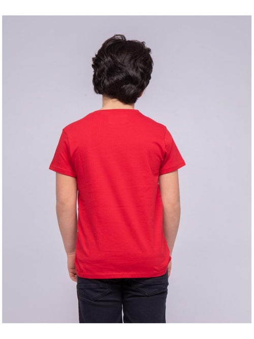 T-shirt col rond pur coton NOWARE garçon - Kiabi