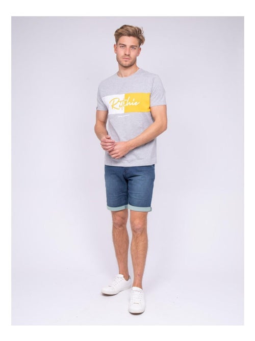 T-shirt col rond pur coton NOWARE - Kiabi