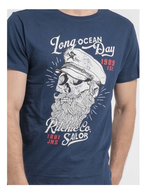 T-shirt col rond pur coton NUBENOIT - Kiabi