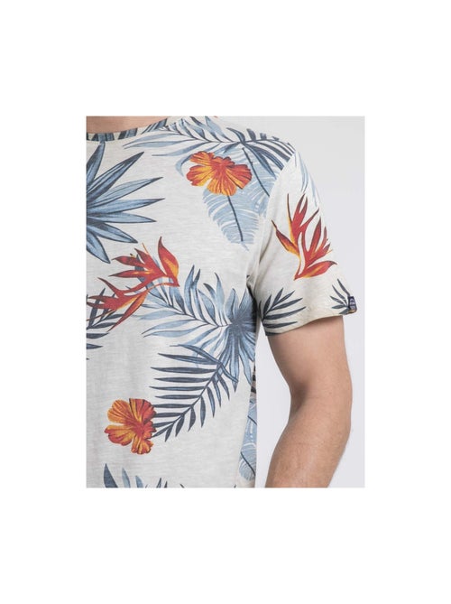 T-shirt col rond pur coton NULOGAN - Kiabi