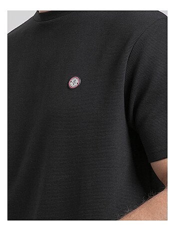 T-shirt col rond pur coton oversize NEWAX