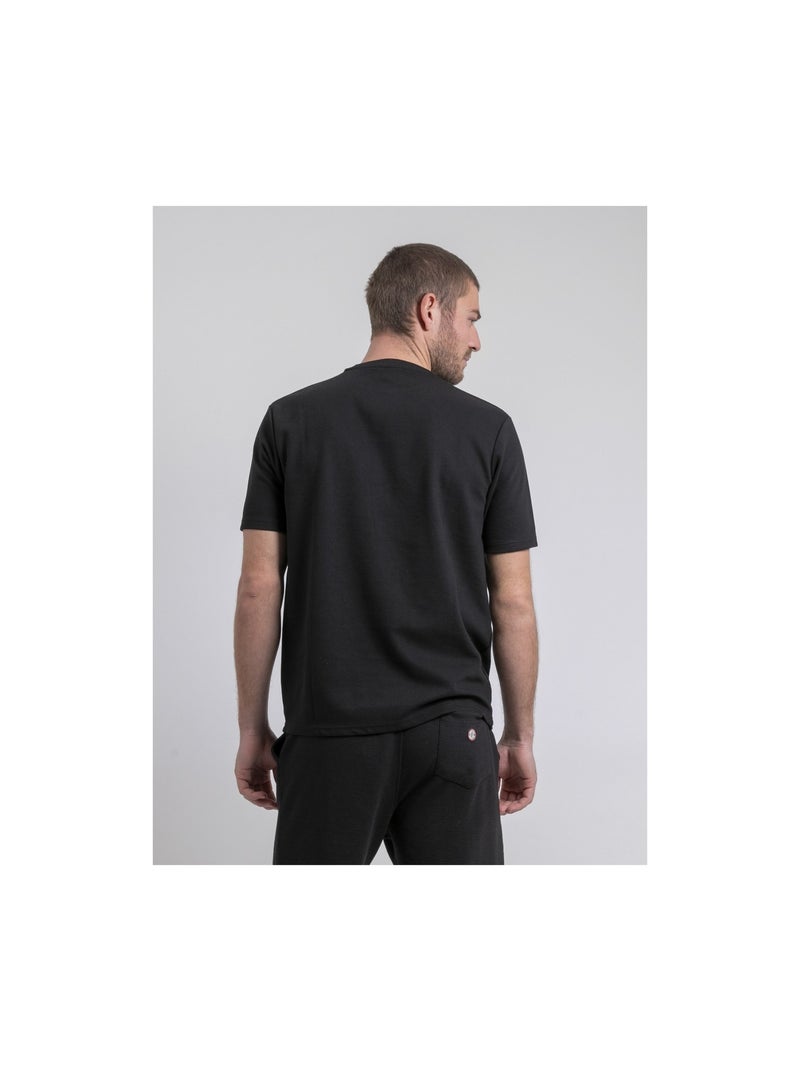 T-shirt col rond pur coton oversize NEWAX Noir - Kiabi