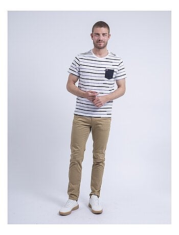 T-shirt col rond rayé NIRABEL