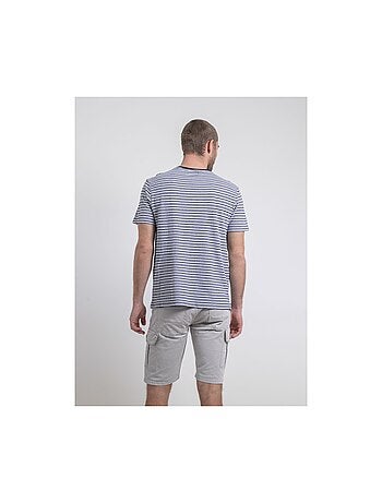 T-shirt col rond rayures NELORENZO
