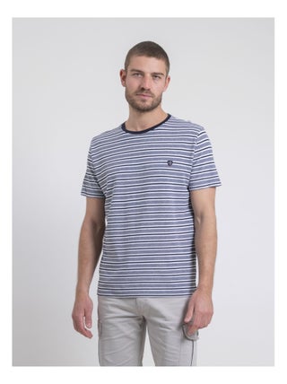 T-shirt col rond rayures NELORENZO