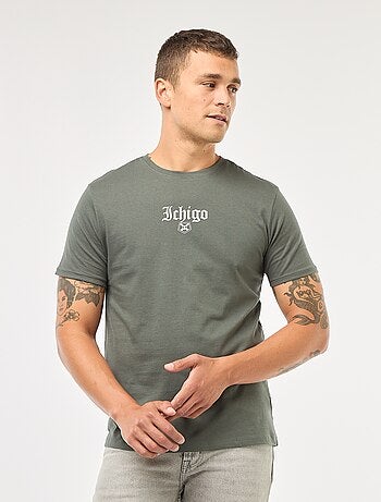 T-shirt col rond 'Sahinler' 'Bleach' en coton