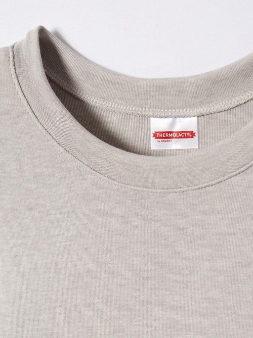 T-shirt col rond Thermolactyl Sensitive thermique - Damart - Kiabi