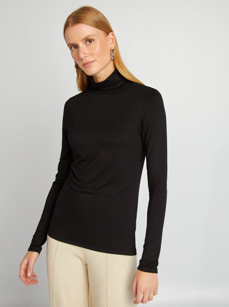 T-shirt col roulé HEATTECH Ultra Chaud (Manches longues) pour Femme