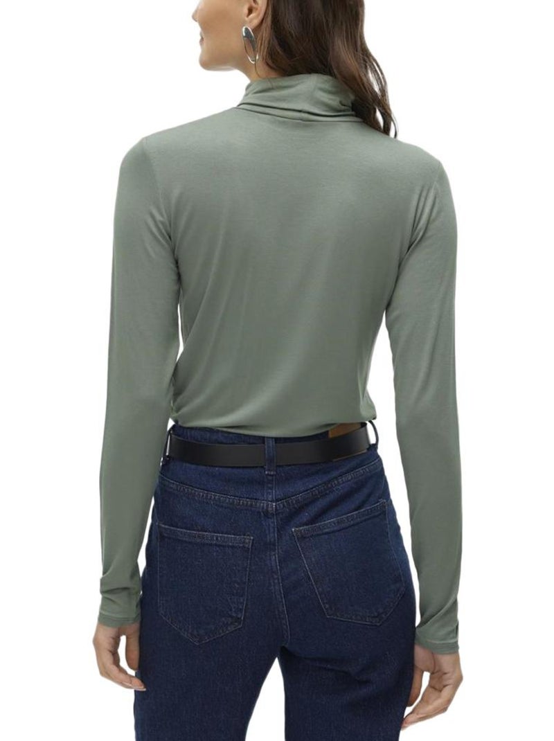 T-shirt col roulé femme vero moda Vert - Kiabi