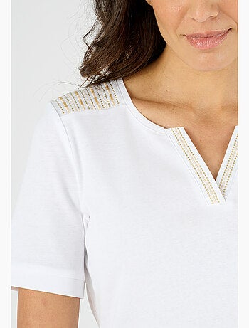 T-shirt col Tunisien - Damart