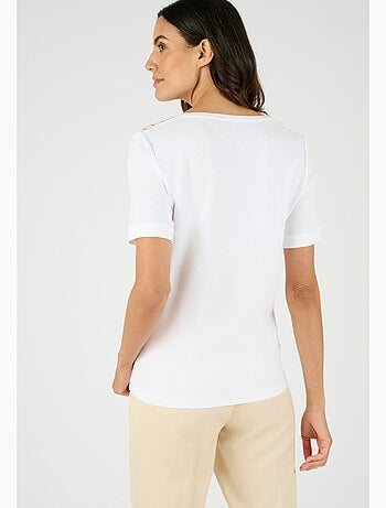 T-shirt col Tunisien - Damart