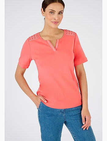 T-shirt col Tunisien - Damart