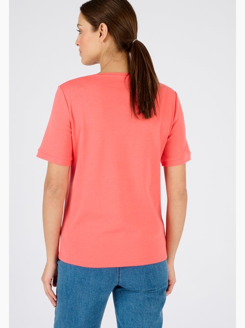 T-shirt col Tunisien - Damart - Kiabi