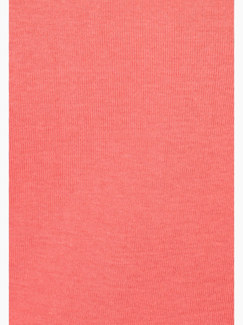 T-shirt col Tunisien - Damart Rose - Kiabi