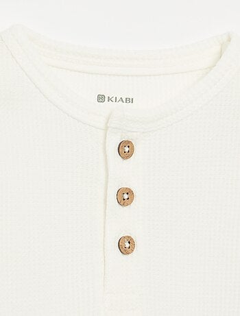 T-shirt col tunisien