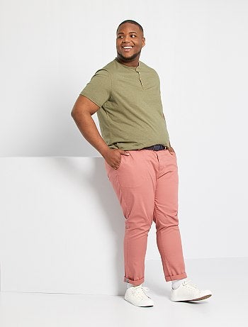 T-shirt col tunisien éco-conçu