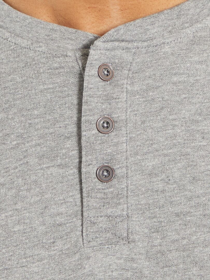 Ensemble de pyjama manches longues Damart gris chiné | La Redoute