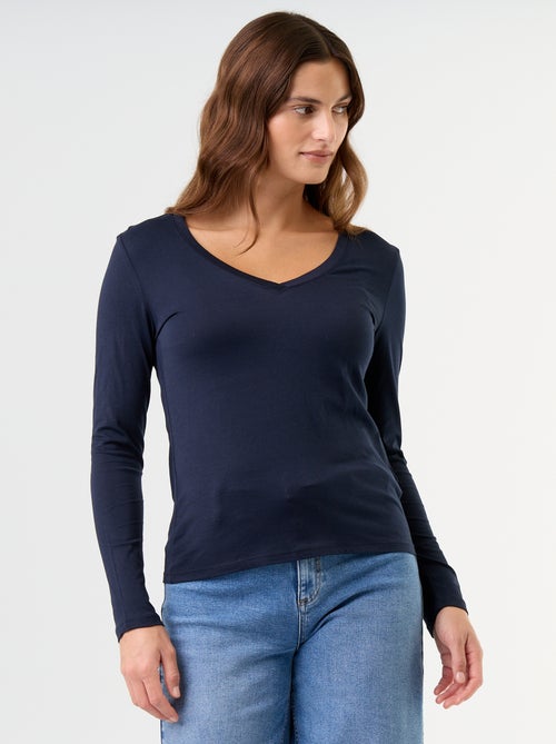 T-shirt col V - Kiabi T-shirt col V - Kiabi