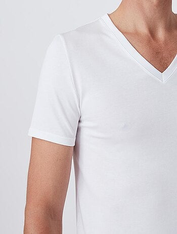 T-shirt col V Climatyl en maille jersey - Damart