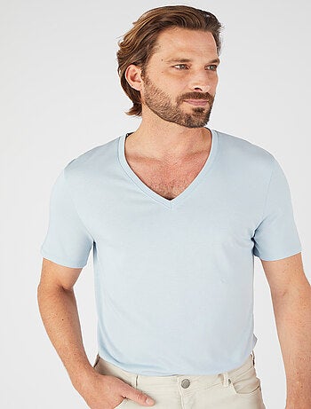 T-shirt col V Climatyl en maille jersey - Damart