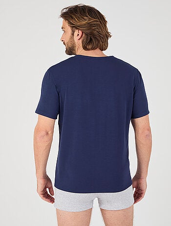 T-shirt col V Climatyl en maille jersey - Damart