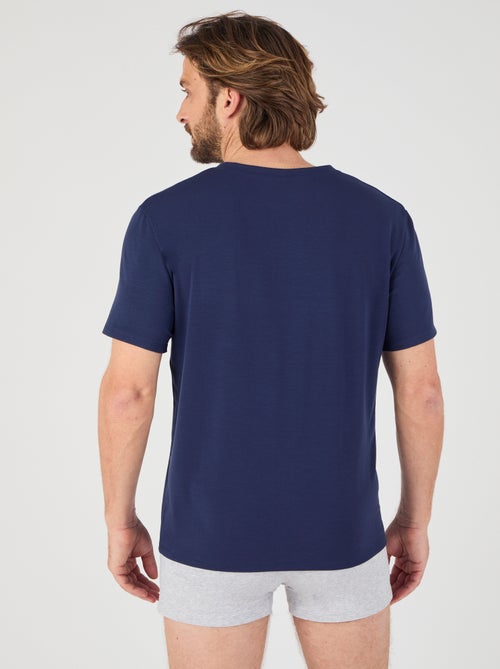 T-shirt col V Climatyl en maille jersey - Damart - Kiabi