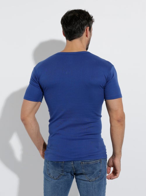 T-shirt col V coton - lot de 3 - Kiabi T-shirt col V coton - lot de 3 - Kiabi